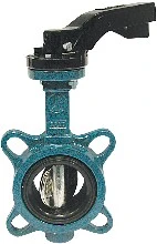 ROBINET A PAPILLON SFERACO 1125 WAFER DN65 fonte malleable pn16 clapet ggg40 - body gg25 - manchet epdm