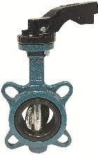 VLINDERKLEP SFERACO 1123 WAFER DN100 pn16 gietijzer klep inox ss316 - body gg25 - dichting epdm