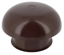 BONNET / CHAPEAU D'AERATION NICOLL 160 gris anthracite . chapeau de ventilation avec moustiquaire