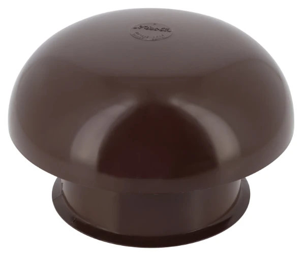 Nicoll ventilatiekap 160 mm - Antraciet - met muggengaas