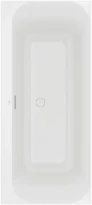 Villeroy & Boch Loop & Friends Square duo bain acryl 1700 x 750 x 470 mm - blanc mat - sans pieds