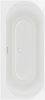 Villeroy & Boch Loop & Friends Oval duo bain acryl 1700 x 750 x 470 mm - blanc - sans pieds