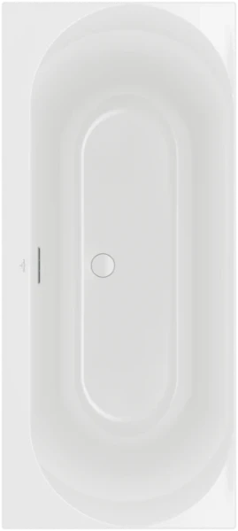 Villeroy & Boch Loop & Friends Oval duo bad acryl 1700 x 750 x 470 mm - wit - zonder poten