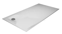 Antonio Lupi receveur de douche 1400 x 900 x 60 mm - blanc corian - complet avec siphon & garniture d'écoulement