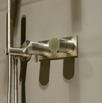 ROBINET THERMOSTAT ANTONIO LUPI inox mat pour la douche