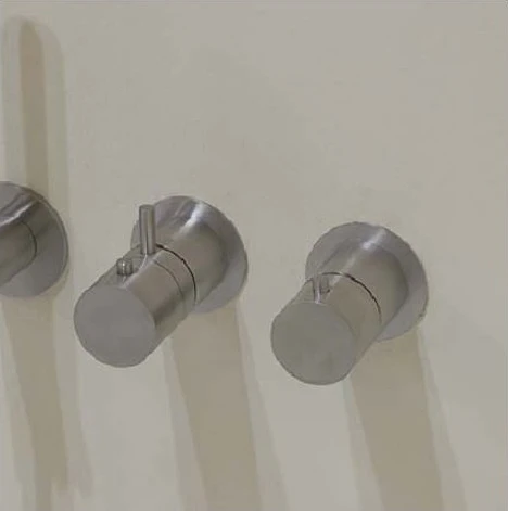SET DE FINITION DOUCHE ANTONIO LUPI inox brossé thermostatique pour la douche