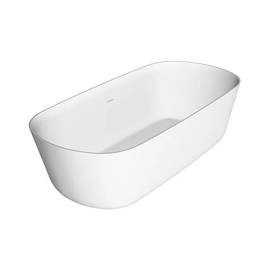 Antonio Lupi Baia bad cristalplant 1850 x 900 mm - wit - clic-clac crepine