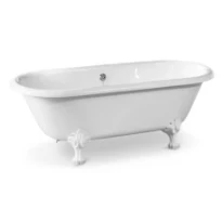 Cottage Winston baignoire autoportante duroxite 1750 x 770 x 580 mm - blanc - avec pieds