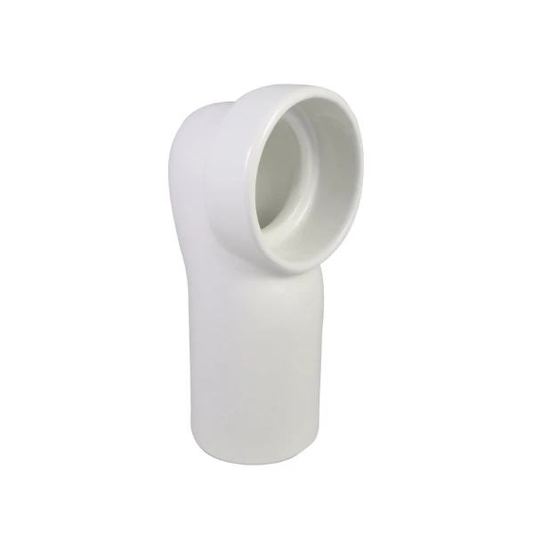 Cottage coude d'évacuation blanc porcelaine
