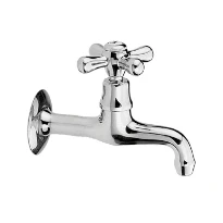 ROBINET DE SERVICE SIMPLE COTTAGE NUOVA BRENTA chromé model mural bec 11,5cm
