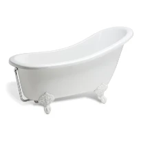 Cottage Country baignoire autoportante duroxite 1810 x 715 mm - blanc - avec pieds