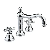 MELANGEUR DE LAVABO 3-TROUS COTTAGE NUOVA BRENTA chromé