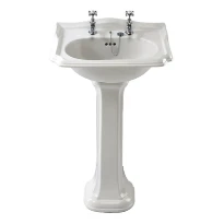 Aqua Prestige Balasani lavabo 600 x 490 mm - blanc - avec trou de robinet - avec trop-plein