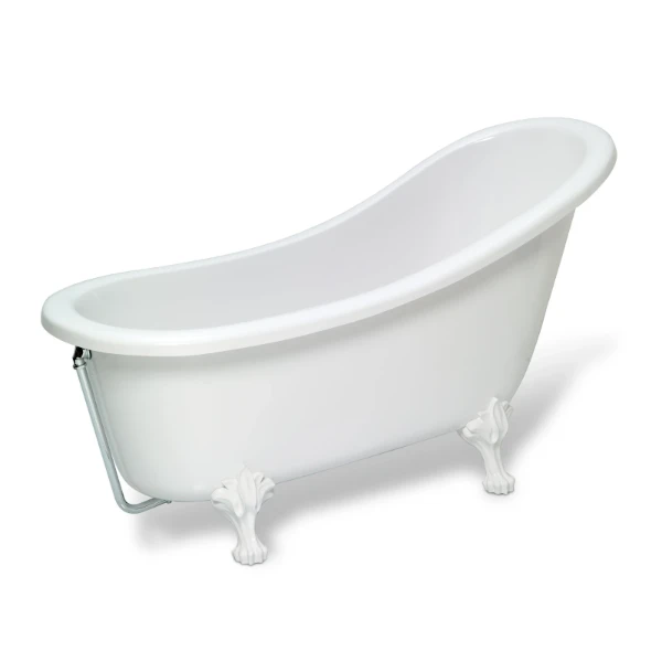 Aqua Prestige Country 2 baignoire autoportante duroxite 1810 x 715 x 680-1000 mm - blanc - pieds inclus