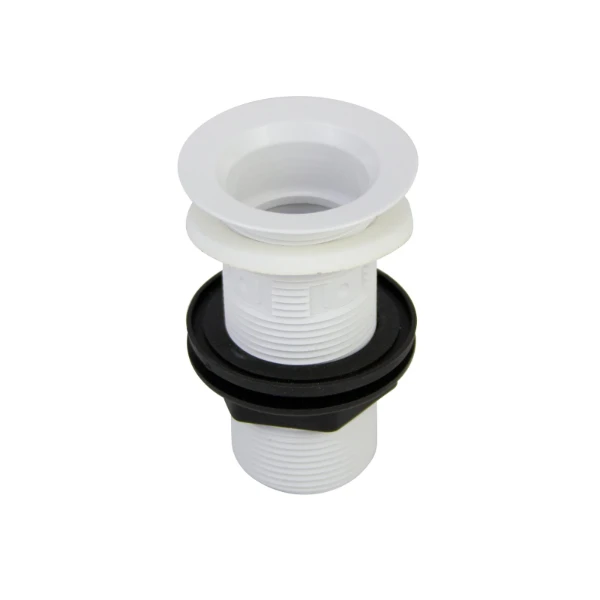 Aquaprestige open plug + moer voor Pure White