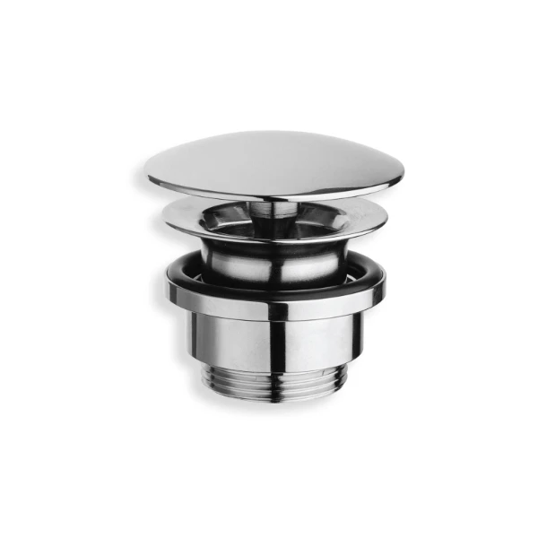 Aquaprestige plug 5/4" met of zonder overloop - vrije uitloop - chroom