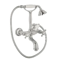 Aqua Prestige Traditionnal robinet mélangeur pour baignoire finition demi-dôme couleur chromé