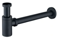 Procasa Flowline siphon à tasse design 5/4 x 32 mm - noir mat