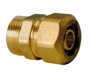 RACCORD A COMPRESSION BEGETUBE 4/4 M X 25/3,5 MM laiton a douille fixe