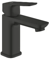 Grohe Cubeo S mitigeur de lavabo avec clic-clac - noir mat