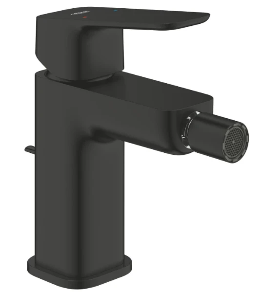 Grohe Cubeo mitigeur de bidet avec vidange automatique - noir mat