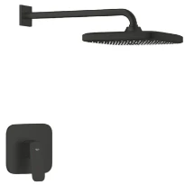 Grohe Cubeo inbouw mitigeur de douche avec pomme de douche - noir mat