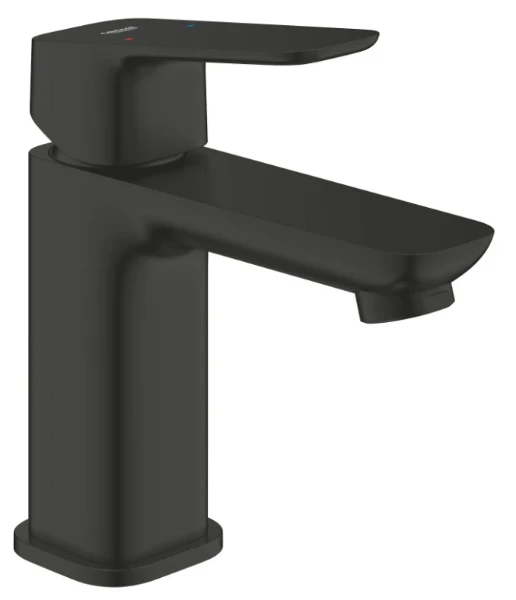 Grohe Cubeo S mitigeur de lavabo sans vidange - noir mat