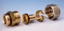 Begetube raccord bicône droit MF 16/2,2 x 1/2 M - VPE tuyau- avec O-ring