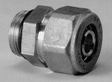 Begetube raccord à compression droit MF 25/2,3 x 3/4 M - tube VPE