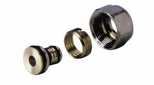 Begetube klemkoppeling M24 x 14/2 Alu - Alpex buis - prijs per stuk