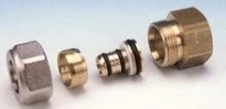 Begetube raccord bicône droit FF 16/2 Alu x 1/2 F - tuyau Alpex
