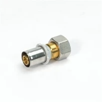 Begetube B-Press laiton raccord 2-pièces avec écrou libre et joint plat FF 26 x 4/4 F