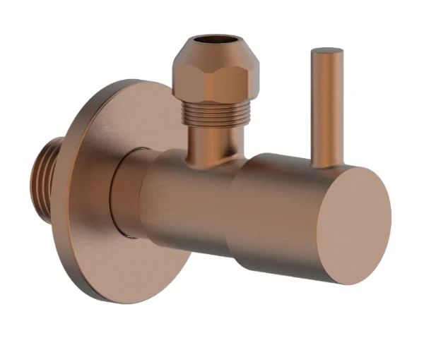 Procasa Vivo robinet d'arrêt équerre - Brushed Copper PVD - cuivre brossé PVD