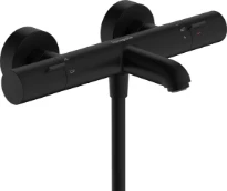 Hansgrohe Ecostat Fine thermostat de bain - noir mat