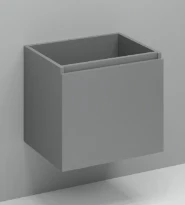 Procasa Kivu sous meuble lavabo 600 x 475 x 520 mm - sans poignée - 1 porte gauche - gris foncé