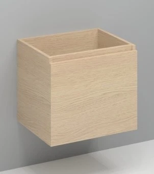 Procasa Kivu sous-meuble avec 1 porte sans poignées droite 600 x 475 x 520 mm - smoked oak
