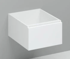 Procasa Thiny sous-meuble avec 1 porte droite 400 x 220 x 520 mm - blanc
