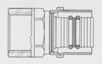 Comap Multiskin à sertir raccord de transition FF 20 x 1/2 F
