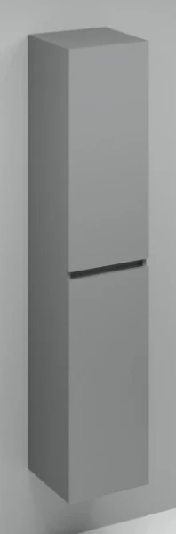 Procasa Kivu armoire colonne 350 x 330 x 1690 mm - 2 portes réversible - gris foncé