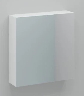 Procasa Kivu spiegelkast zonder verlichting met 2 deuren 700 x 720 x 160 mm - wit - zonder combibox