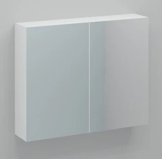 Procasa Kivu armoire de toilette sans éclairage avec 2 portes 900 x 720 x 160 mm - blanc - sans combibox