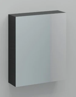 Procasa Kivu armoire de toilette sans éclairage avec 1 porte gauche 600 x 720 x 160 mm - raven oak - exclusif combibox