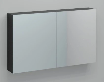 Procasa Kivu armoire de toilette sans éclairage avec 2 portes 1200 x 720 x 160 mm - raven oak - exclusif combibox