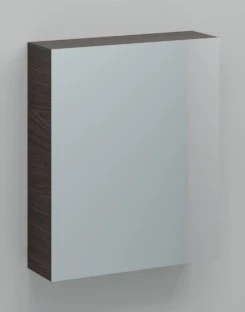 Procasa Kivu spiegelkast zonder verlichting met 1 deur links 600 x 720 x 160 mm - lungo - zonder combibox