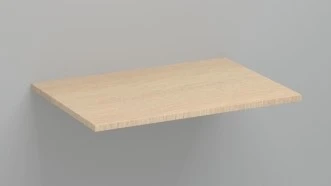 Procasa Kivu wastafelblad Melamine 700 x 500 x 18 mm - smoked oak