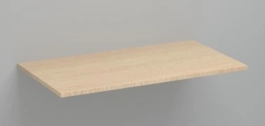 Procasa Kivu tablette mélamine 900 x 500 x 18 mm - smoked oak