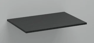 Procasa Kivu plan vasque laminat 700 x 500 x 18 mm - raven oak