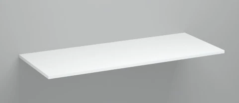 Procasa Kivu plan vasque HPL 1200 x 500 x 18 mm - blanc laminat