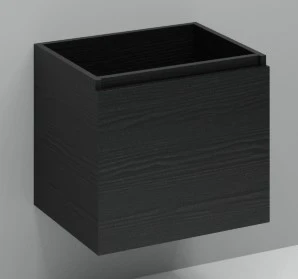 Procasa Kivu sous-meuble avec 1 porte sans poignées gauche 600 x 475 x 520 mm - raven oak