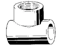 Niron PPR TE filete femelle 90° FFF 20 x 1/2 F x 20 mm